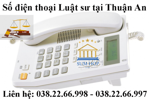 Số điện thoại Luật sư tại Thuận An