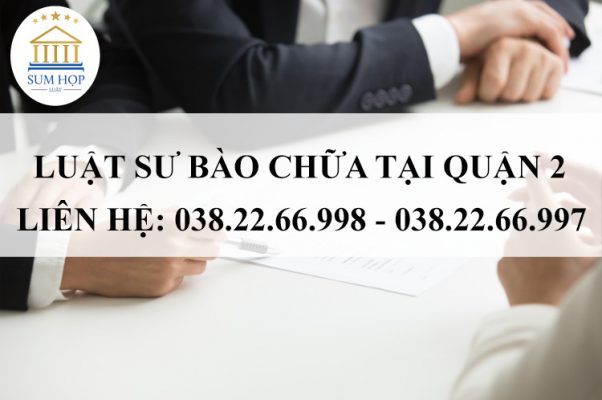 Luật sư bào chữa tại Quận 2