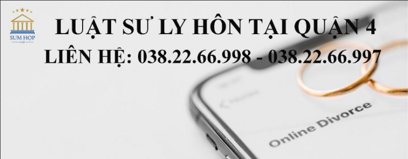 Luật sư ly hôn tại Quận 4