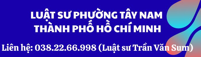 Luật sư phường Tây Nam