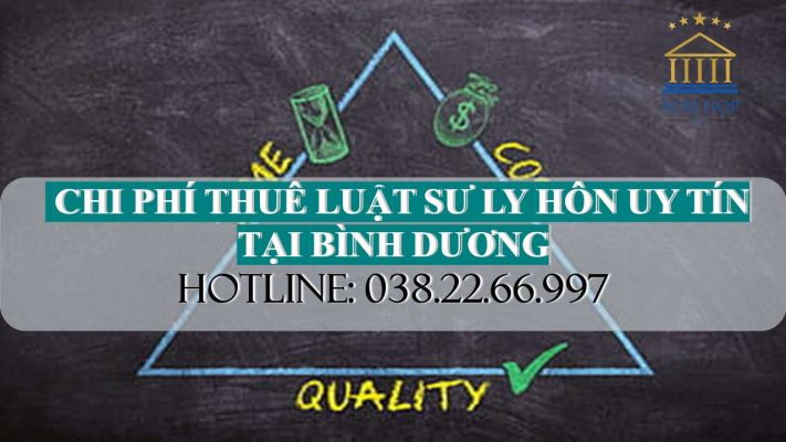 Chi phí thuê Luật sư ly hôn uy tín tại Bình Dương