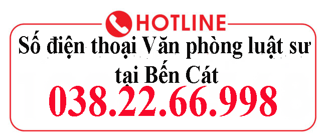 Số điện thoại Văn phòng luật sư tại Bến Cát