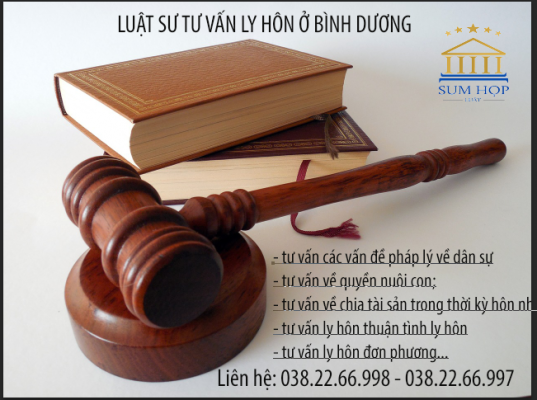 Luật sư tư vấn ly hôn ở Bình Dương