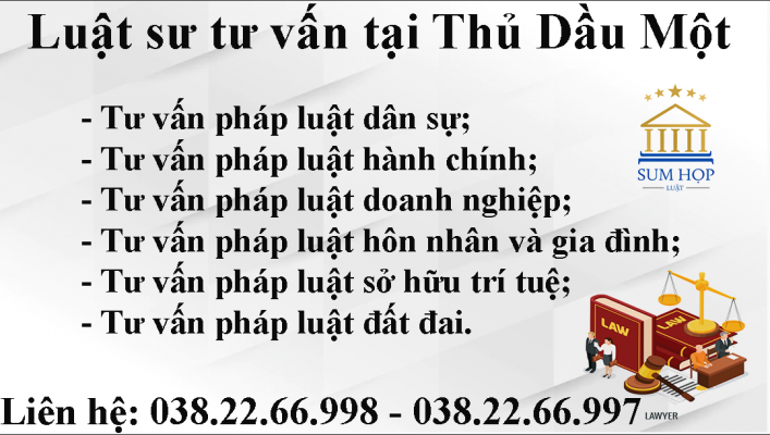 Luật sư tư vấn tại Thủ Dầu Một